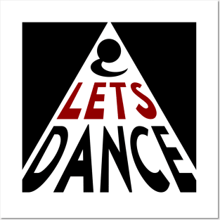 Triangle dance trend - lets dance Posters and Art